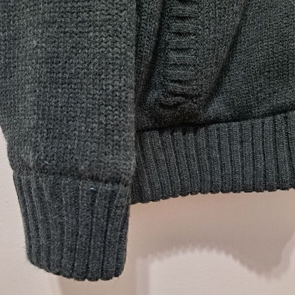 Vintage Field & Stream Zip-Up Sweater Fleece Lined Jacket Embroidered XL Gray - Picture 10 of 16